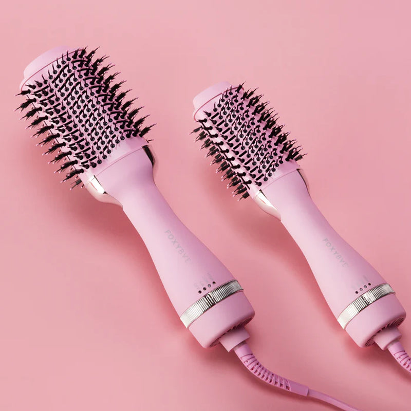 Transform Your Hair with the Party Pink Blowout Dryer Brush – Effortless Styling for Gorgeous Volume!